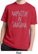 Yoga Namastay in Savasana Kids Moisture Wicking Shirt