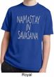 Yoga Namastay in Savasana Kids Moisture Wicking Shirt