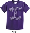 Yoga Namastay in Savasana Kids Shirt