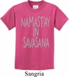 Yoga Namastay in Savasana Kids Shirt