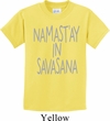 Yoga Namastay in Savasana Kids Shirt