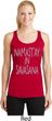 Yoga Namastay in Savasana Ladies Dry Wicking Racerback Tank Top