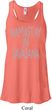 Yoga Namastay in Savasana Ladies Flowy Racerback Tanktop