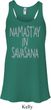 Yoga Namastay in Savasana Ladies Flowy Racerback Tanktop