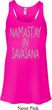 Yoga Namastay in Savasana Ladies Flowy Racerback Tanktop