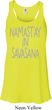 Yoga Namastay in Savasana Ladies Flowy Racerback Tanktop