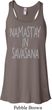 Yoga Namastay in Savasana Ladies Flowy Racerback Tanktop
