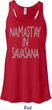 Yoga Namastay in Savasana Ladies Flowy Racerback Tanktop