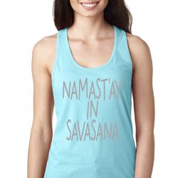 Yoga Namastay in Savasana Ladies Ideal Tank Top
