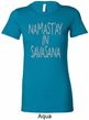 Yoga Namastay in Savasana Ladies Longer Length Shirt