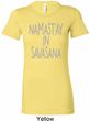 Yoga Namastay in Savasana Ladies Longer Length Shirt