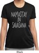 Yoga Namastay in Savasana Ladies Moisture Wicking Shirt