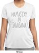 Yoga Namastay in Savasana Ladies Moisture Wicking Shirt