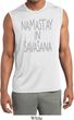 Yoga Namastay in Savasana Mens Sleeveless Moisture Wicking Shirt