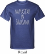 Yoga Namastay in Savasana Mens Tall Shirt