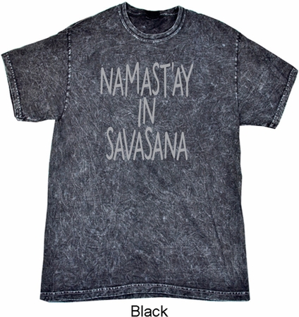 Yoga Namastay in Savasana Mineral Tie Dye Shirt