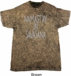 Yoga Namastay in Savasana Mineral Tie Dye Shirt