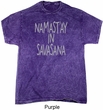 Yoga Namastay in Savasana Mineral Tie Dye Shirt