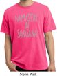 Yoga Namastay in Savasana Pigment Dyed Shirt