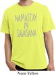 Yoga Namastay in Savasana Pigment Dyed Shirt