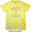 Yoga Namastay in Savasana Spider Tie Dye Shirt