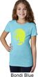 Yoga Neon Yellow Buddha Girls Shirt
