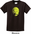 Yoga Neon Yellow Buddha Kids Shirt