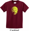 Yoga Neon Yellow Buddha Kids Shirt