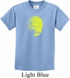 Yoga Neon Yellow Buddha Kids Shirt