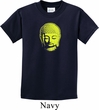 Yoga Neon Yellow Buddha Kids Shirt