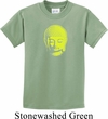 Yoga Neon Yellow Buddha Kids Shirt