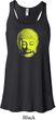 Yoga Neon Yellow Buddha Ladies Flowy Racerback Tanktop