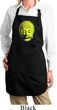 Yoga Neon Yellow Buddha Ladies Full Length Apron with Pockets