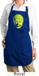 Yoga Neon Yellow Buddha Ladies Full Length Apron with Pockets