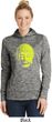 Yoga Neon Yellow Buddha Ladies Moisture Wicking Hoodie