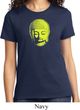 Yoga Neon Yellow Buddha Ladies Shirt