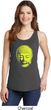 Yoga Neon Yellow Buddha Ladies Tank Top