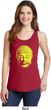 Yoga Neon Yellow Buddha Ladies Tank Top