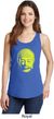 Yoga Neon Yellow Buddha Ladies Tank Top