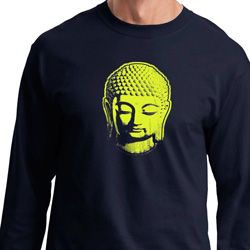 Yoga Neon Yellow Buddha Long Sleeve Shirt