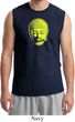 Yoga Neon Yellow Buddha Mens Muscle Shirt