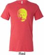 Yoga Neon Yellow Buddha Mens Tri Blend Crewneck Shirt