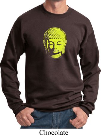 Yoga Neon Yellow Buddha Sweatshirt