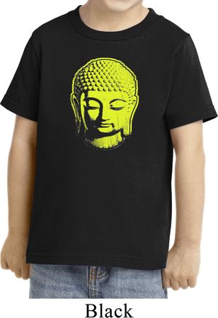 Yoga Neon Yellow Buddha Toddler Tee T-Shirt