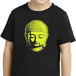 Yoga Neon Yellow Buddha Toddler Tee T-Shirt