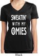 Yoga Omies Ladies Moisture Wicking V-neck Shirt
