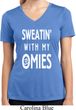 Yoga Omies Ladies Moisture Wicking V-neck Shirt