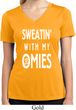 Yoga Omies Ladies Moisture Wicking V-neck Shirt