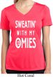 Yoga Omies Ladies Moisture Wicking V-neck Shirt