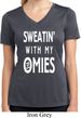 Yoga Omies Ladies Moisture Wicking V-neck Shirt